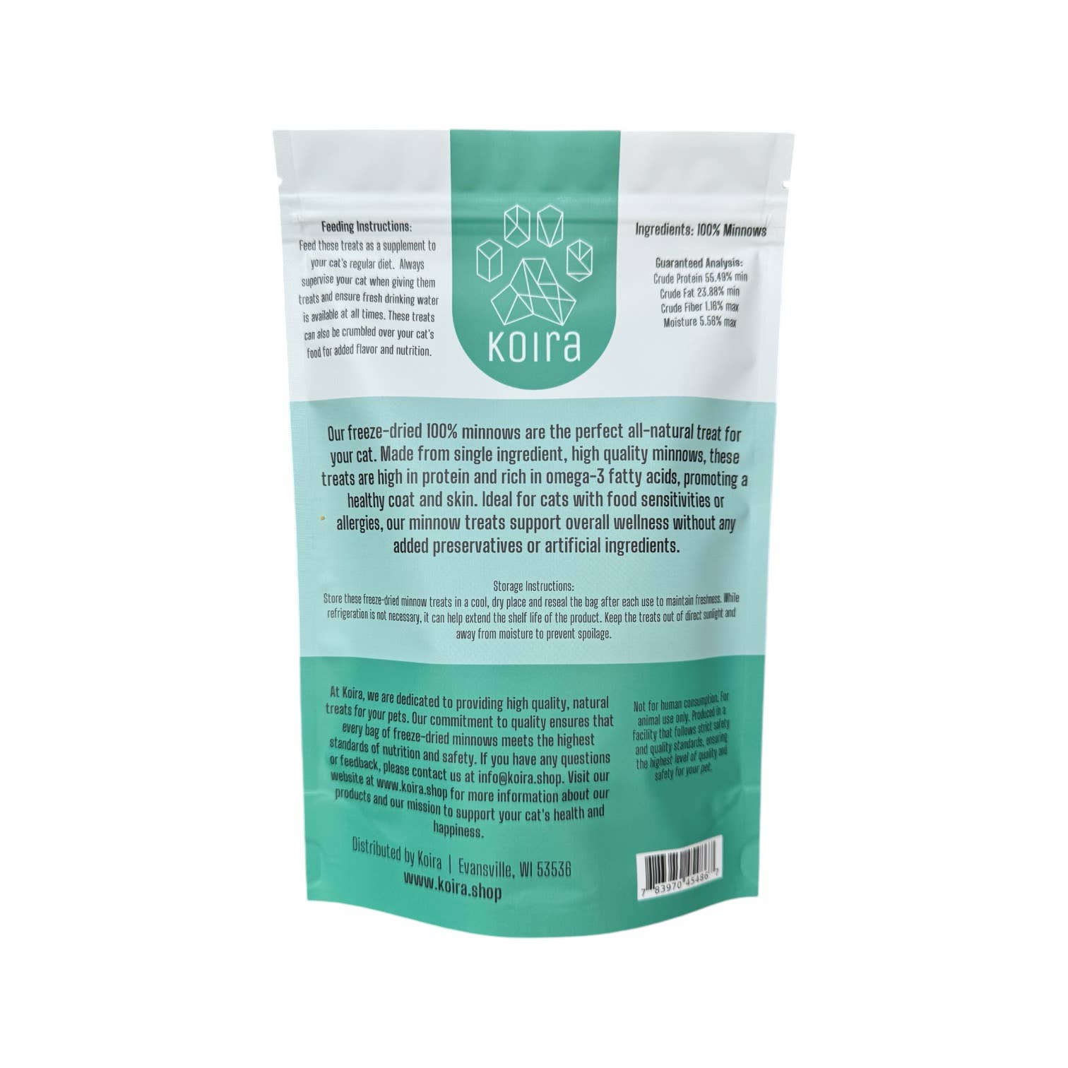 Freeze-Dried Minnows Protein-Packed Cat Treats 1 oz