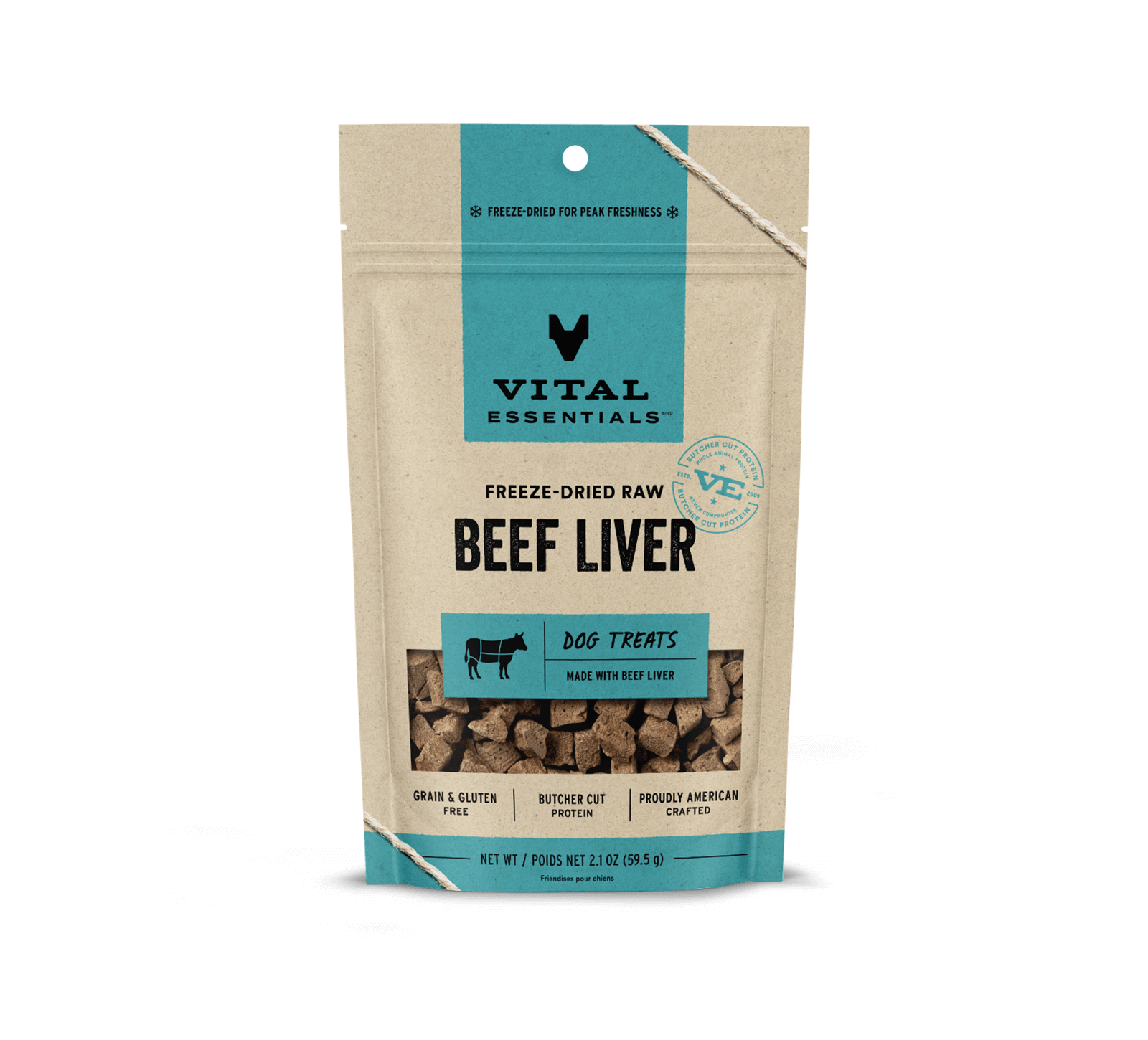 Vital Essentials Beef Liver FD Dog Treats 2.1 oz