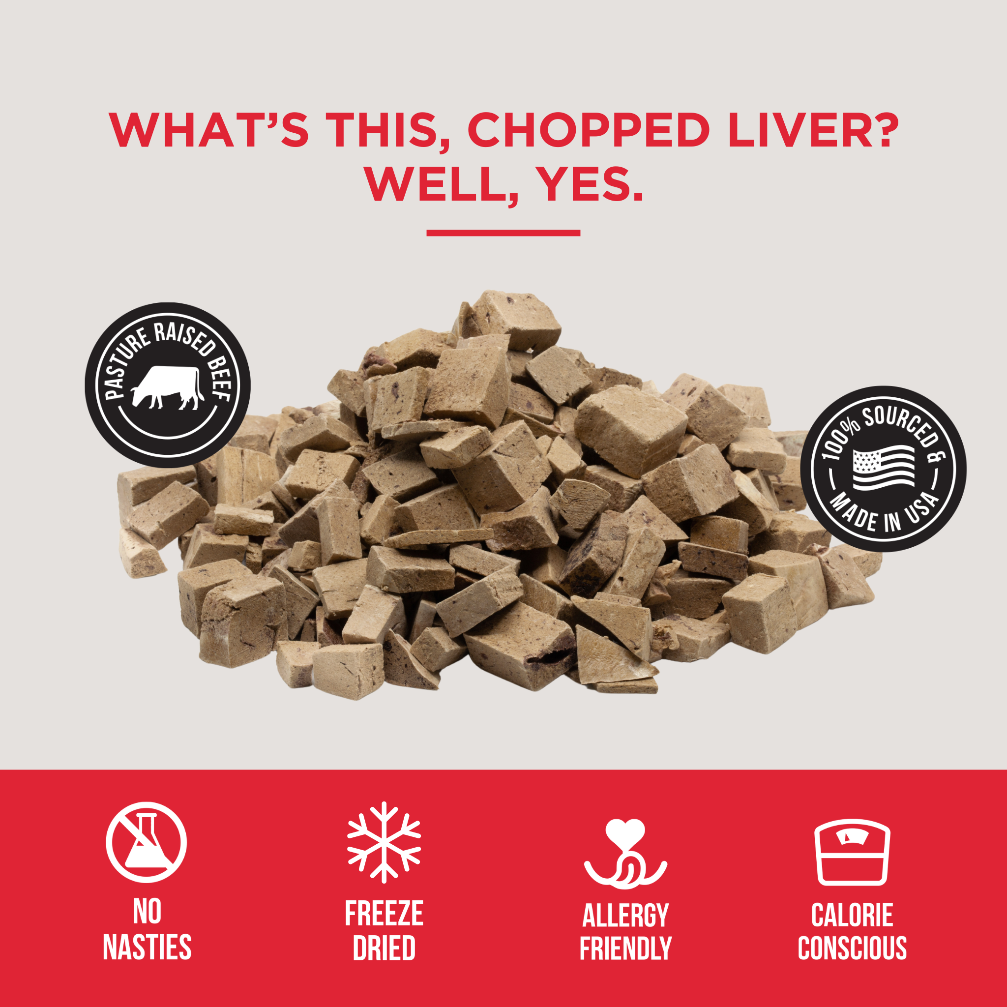 The Only Freeze Dried Beef Liver Dogs Need
