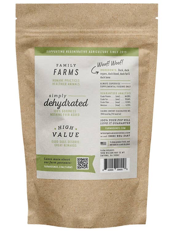 Duck Strips - All-Natural Dog Treats- 4.5 oz
