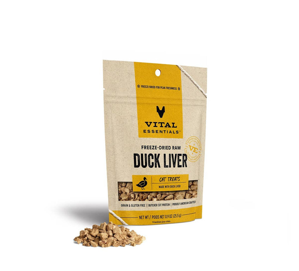 Vital Essentials Duck Liver Cat Treats 0.9 oz