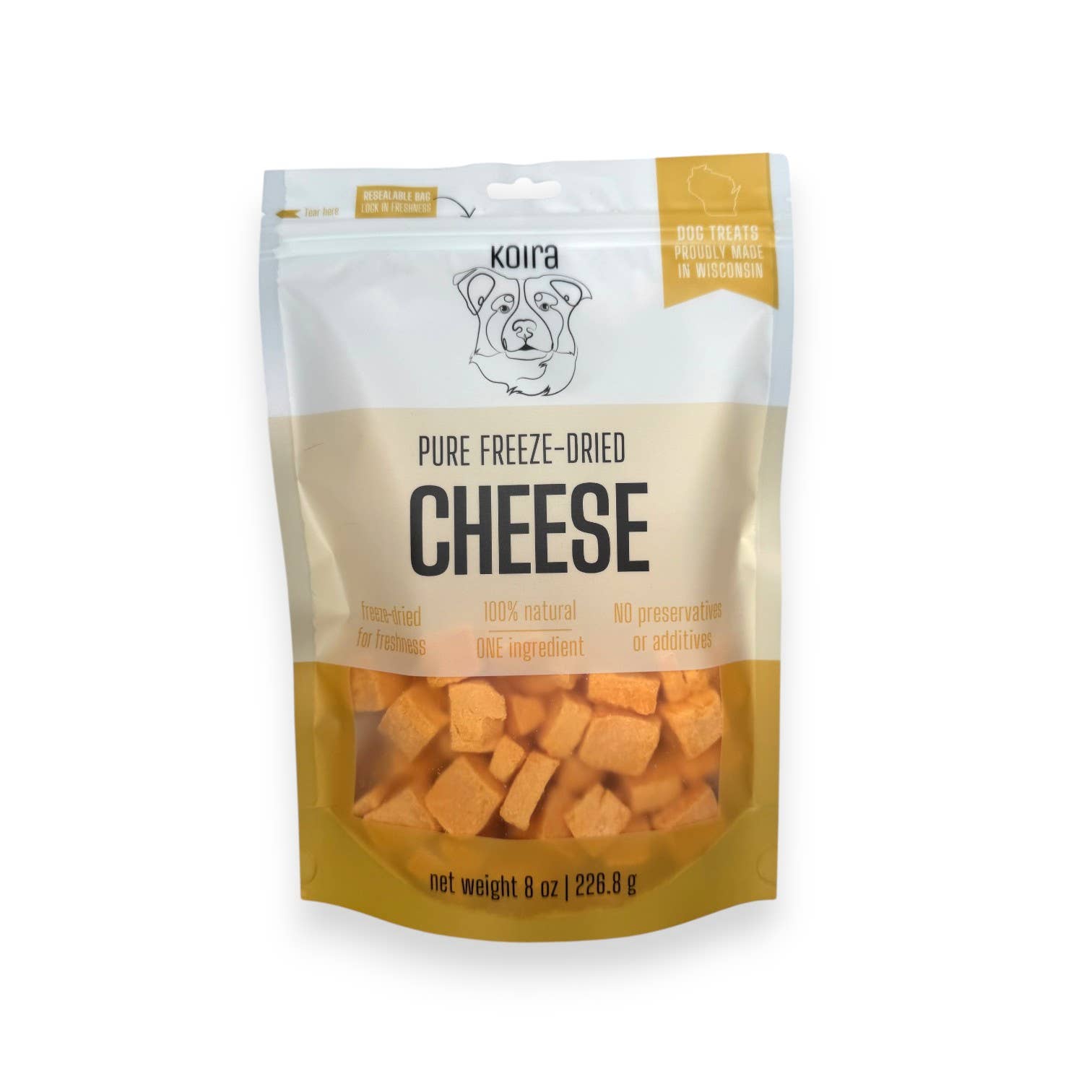 Freeze-Dried Cheese Dog Treats 8oz