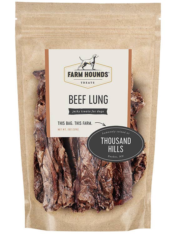 Beef Lung - All-Natural Dog Treats - 2oz