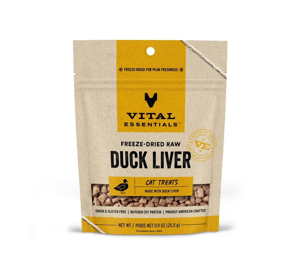 Vital Essentials Duck Liver Cat Treats 0.9 oz
