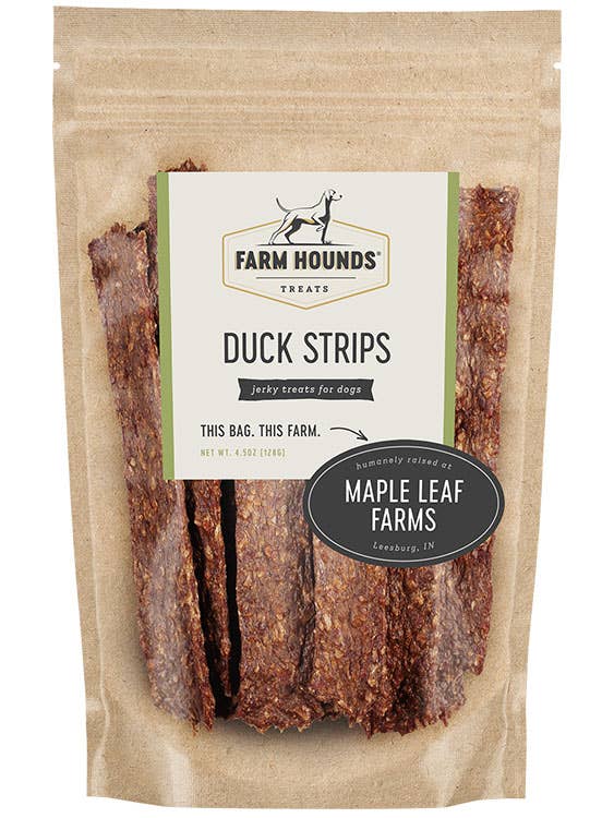 Duck Strips - All-Natural Dog Treats- 4.5 oz