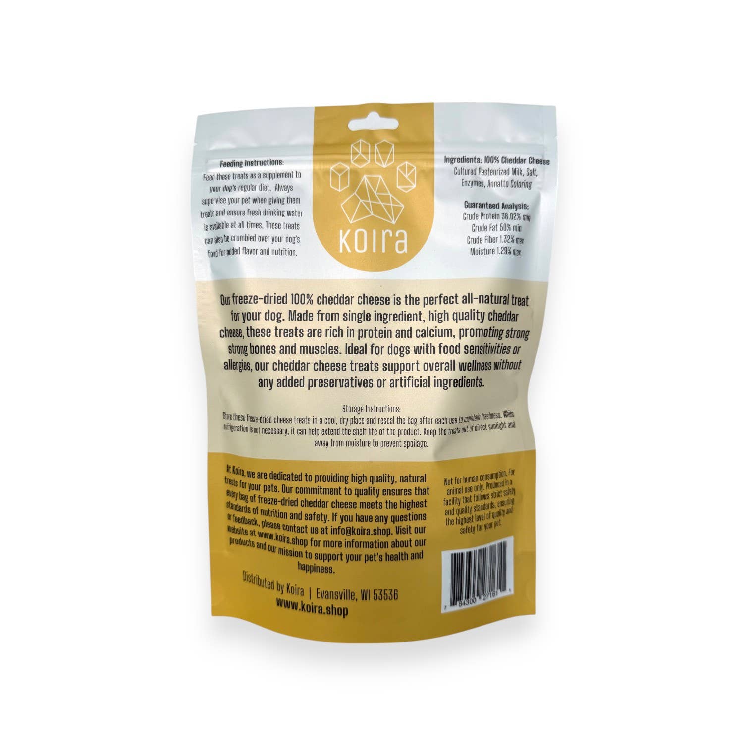 Freeze-Dried Cheese Dog Treats 8oz