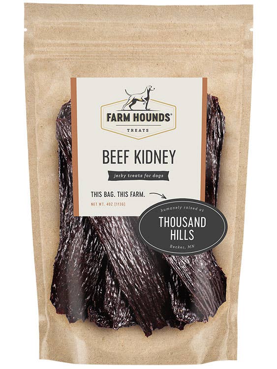 Beef Kidney - All-Natural Dog Treats - 4oz